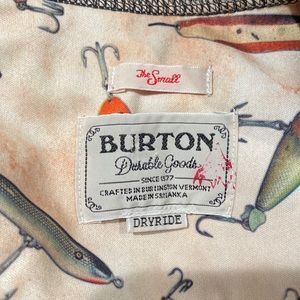 Burton Dryride Fishing Lure Hoodie Bonded Large